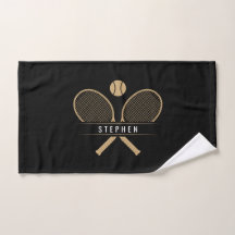 Tennis-Rackets und Namenssport