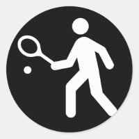 Tennis Racquetball Piktogramm