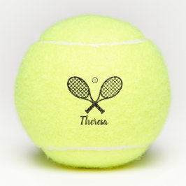 Tennis-Racquets und Ball