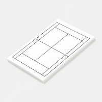 Tennis Record Post-it-Notes