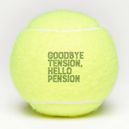 Tennis Rentirement Auf Wiedersehen Spannung Hallo  Tennisbälle
