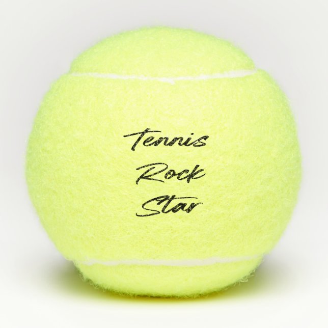 Tennis Rock Star Team Spieler Tennisbälle (Vorderseite)