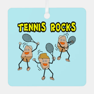 Tennis Rocks Ornament Aus Metall
