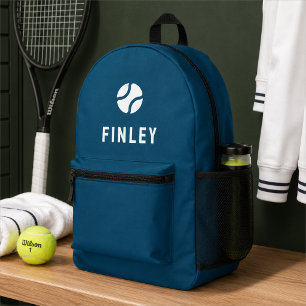 Tennis-Rucksack Name des Spielers Sporttasche Bedruckter Rucksack