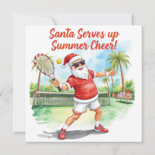 Tennis Santa Claus Weihnachten Thema