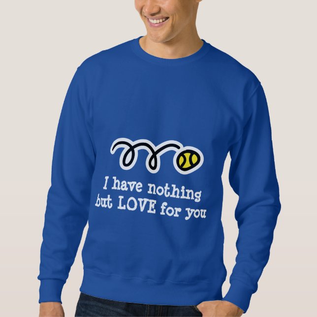 Tennis-Sarkasmus-T - Shirt mit sarkastischem Zitat (Vorderseite)