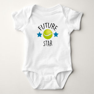 Tennis Säugling Bodysuit, Tennisgeschenk Baby Strampler