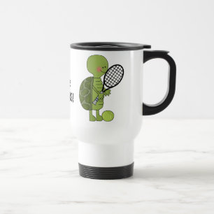 Tennis-Schildkröte-Reise-Tasse Reisebecher