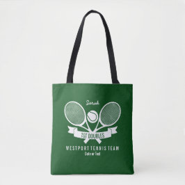 Tennis-Schläger-Ball-personalisiertes Tasche