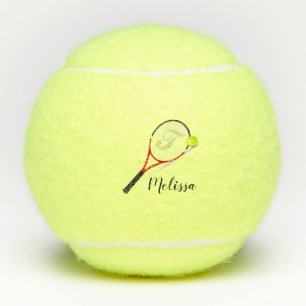 Tennis-Schläger und Ball