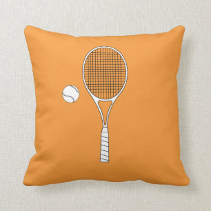 Tennis-Schläger und Ball-Amerikaner Mojo Kissen