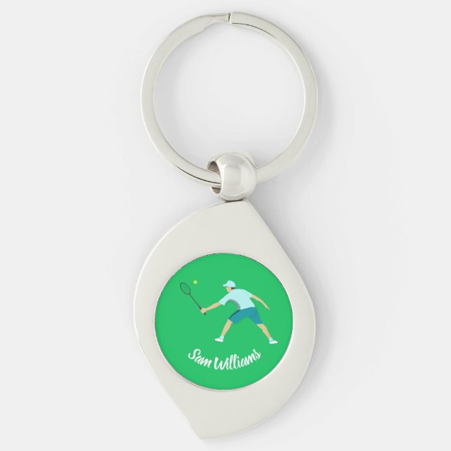 Tennis Schlüsselanhänger (Vorderseite)