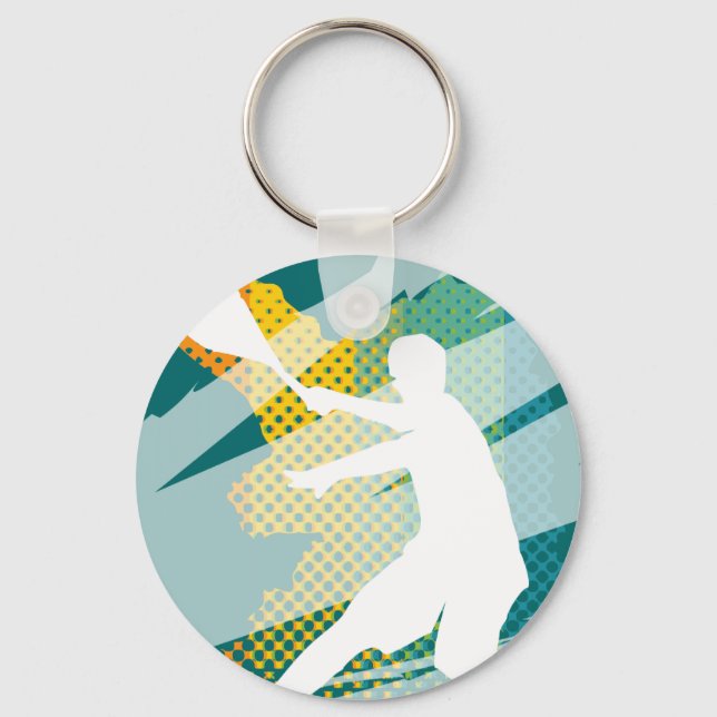 Tennis-Schlüsselkette und Schlüsselanhänger (Vorderseite)
