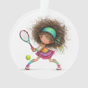TENNIS-Schwester / Freund / Relativ Ornament