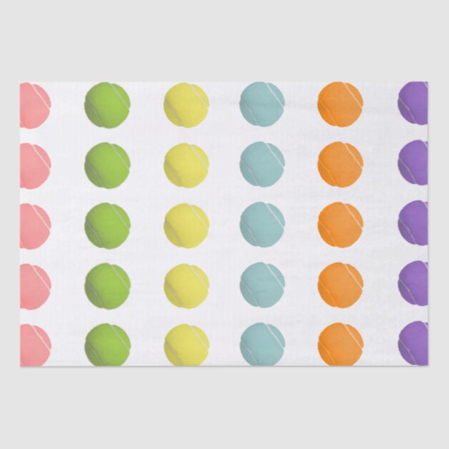 Tennis Seidenpapier (Vorderseite)