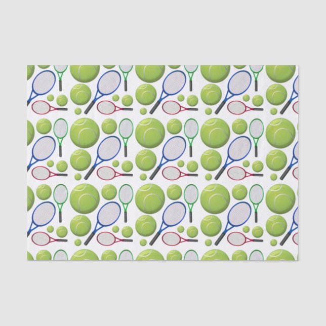 Tennis Seidenpapier (Vorderseite)
