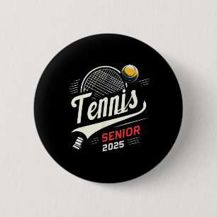 Tennis Senior 2025 Abschluss Cl von 2025 Graduate Button