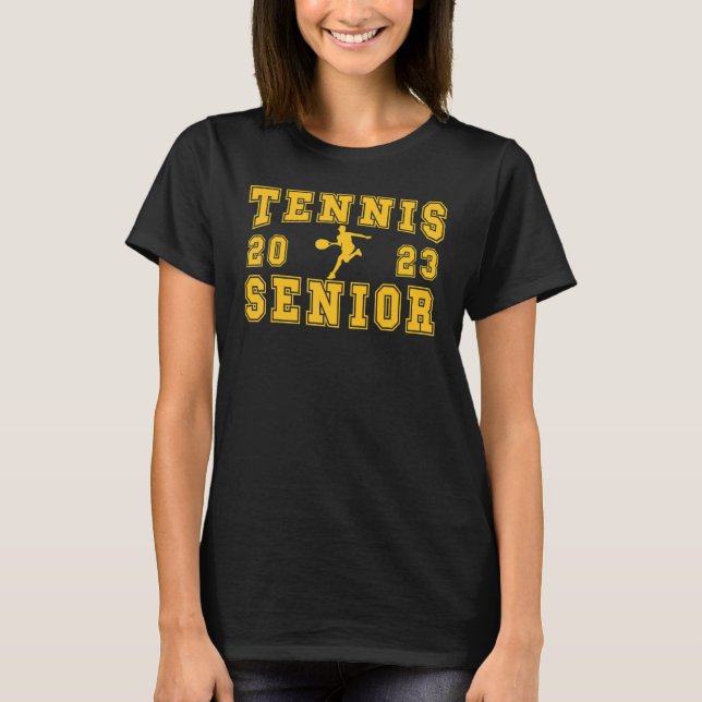 Tennis Senior Night Tennis Senior 2023 Graduation  T-Shirt (Vorderseite)