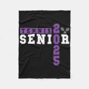 Tennis Senior Night Tennis Senior 2025 Abschluss Fleecedecke