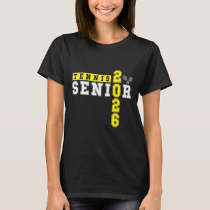Tennis Senior Night Tennis Senior 2026 Abschlussfe T-Shirt