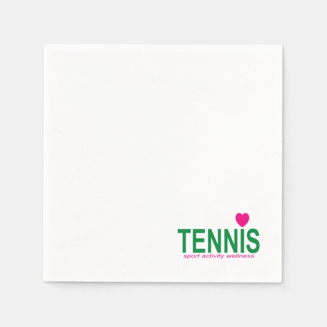 Tennis Serviette (Vorderseite)