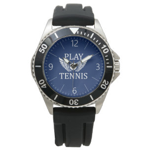 Tennis spielen armbanduhr