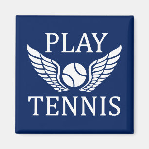 Tennis spielen magnet