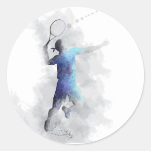 TENNIS-SPIELER - Aufkleber