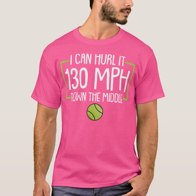 Tennis-Spielspaziergang und Tennislehrer-Racquet T-Shirt (Vorderseite)