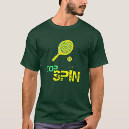 Tennis Sport Pop Kunst, Grün & Gelb Racket & Ball T-Shirt