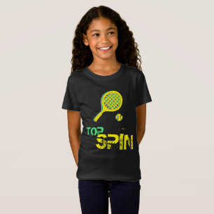 Tennis Sport Pop Kunst, Grün & Gelb Racket & Ball T-Shirt