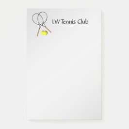 Tennis-Sport-Thema personalisiert Post-it Klebezettel