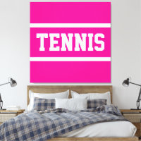 TENNIS Sportlich Helles Schönes Rosa Weiß Streifen