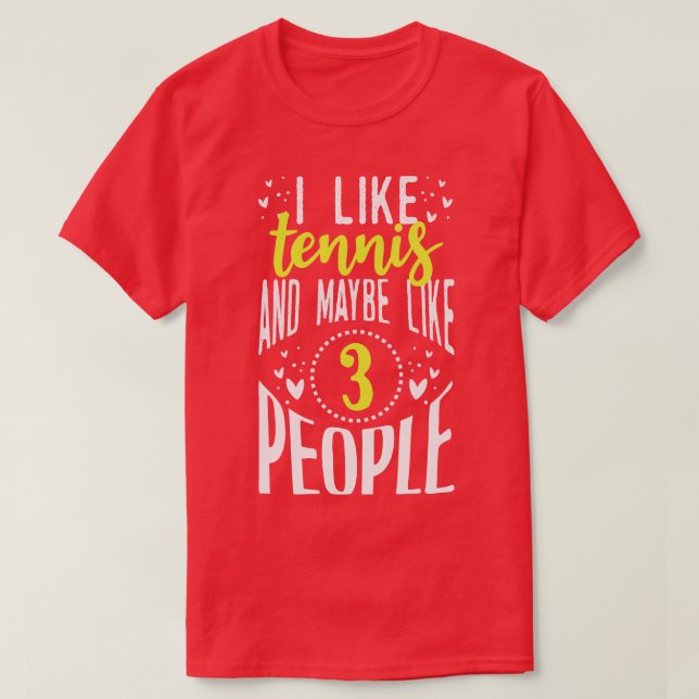 Tennis T-Shirt (Design vorne)