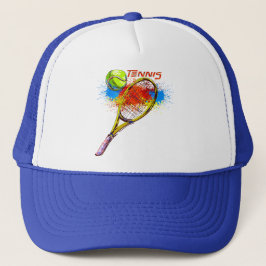 Tennis T - Shirt Tote Bag Mouse Pad Getränkeküste Truckerkappe