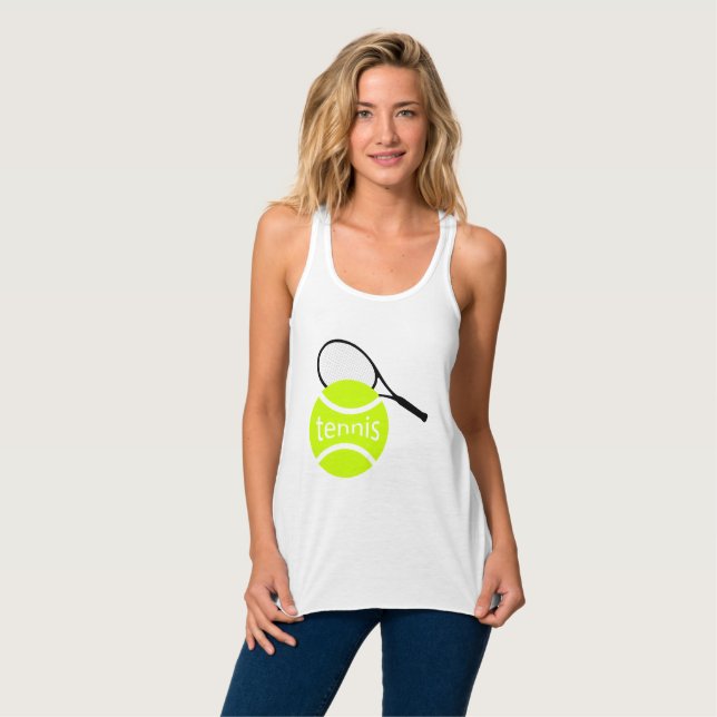 Tennis Tank Top (Vorderseite Vollansicht)
