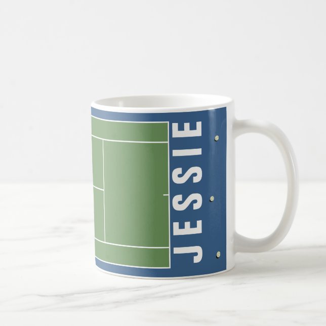 Tennis-Tasse Kaffeetasse (Rechts)