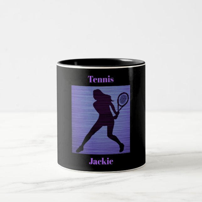 Tennis-Tasse Zweifarbige Tasse (Mittel)