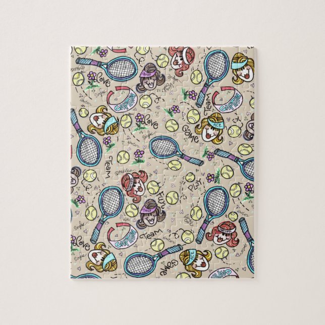 Tennis-Team Gallonen (Vertikal)