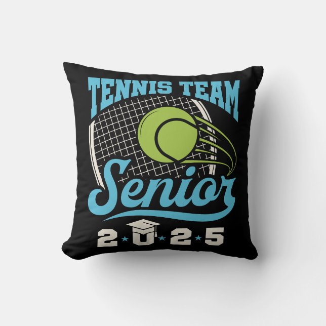 Tennis Team Senior Class 2025 Kissen (Vorderseite)