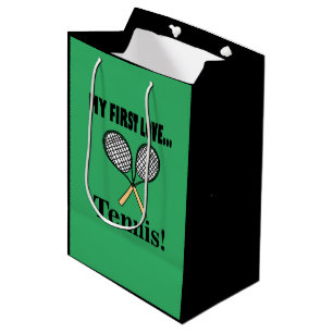 Tennis Tennis Player Mittlere Geschenktüte