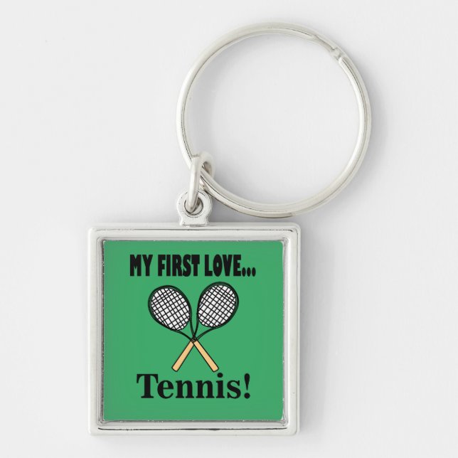 Tennis Tennis Player Schlüsselanhänger (Vorne)