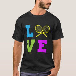 Tennis Tennis Racket Tennis Ball Tennis Court Tenn T-Shirt