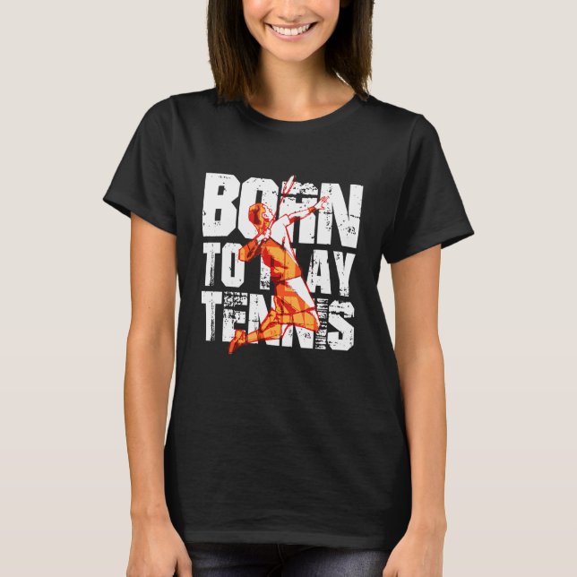 Tennis Tennis Racket Tennis Ball Tennis Court Tenn T-Shirt (Vorderseite)