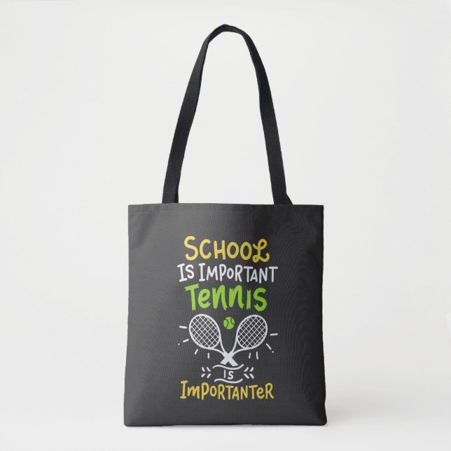 Tennis-Tennis-Spieler-Geschenk Tasche (Vorderseite)
