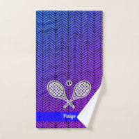 Tennis Thema Mit Monogramm Name Tennis Ball Handsc