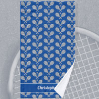 Tennis Thema Mit Monogramm Name Tennis Ball
