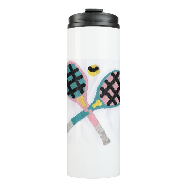 Tennis Thermosbecher (Vorderseite)