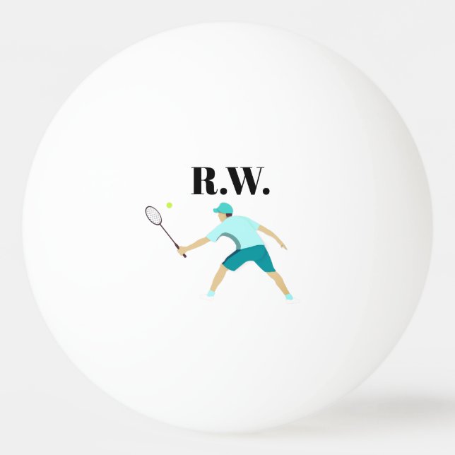 Tennis Tischtennisball (Vorderseite)