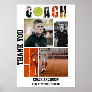 Tennis-Trainer Abschlussfeier der Abschlussklasse Poster